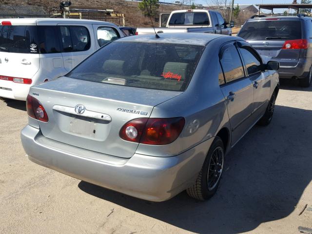 2T1BR32EX3C099087 - 2003 TOYOTA COROLLA CE GRAY photo 4