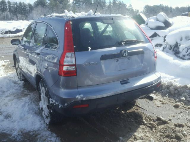 JHLRE383X8C035134 - 2008 HONDA CR-V LX BLUE photo 3