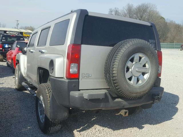 5GTDN136668131462 - 2006 HUMMER H3 GRAY photo 3