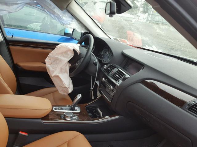 5UXWX9C52H0T12493 - 2017 BMW X3 XDRIVE2 შავი ფოტო 5