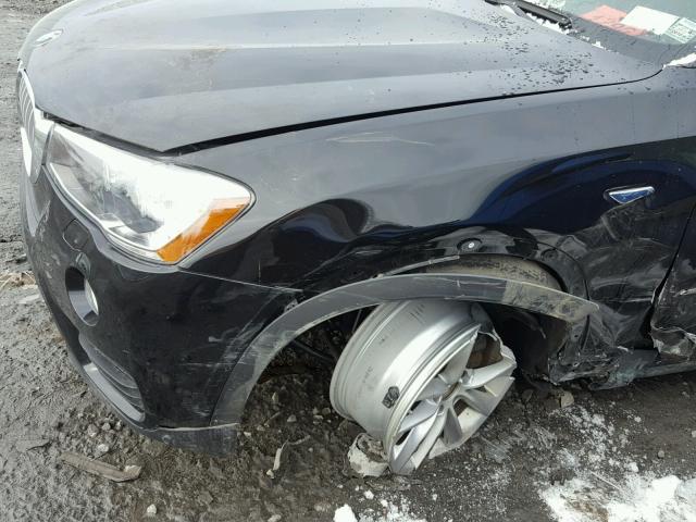 5UXWX9C52H0T12493 - 2017 BMW X3 XDRIVE2 შავი ფოტო 9