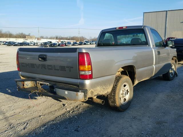 1GCEC14V01Z260386 - 2001 CHEVROLET SILVERADO BEIGE photo 4