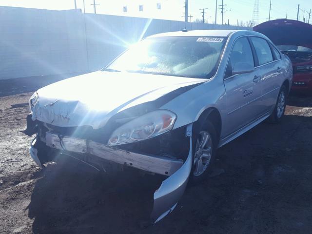 2G1WF5E36D1161092 - 2013 CHEVROLET IMPALA LS SILVER photo 2