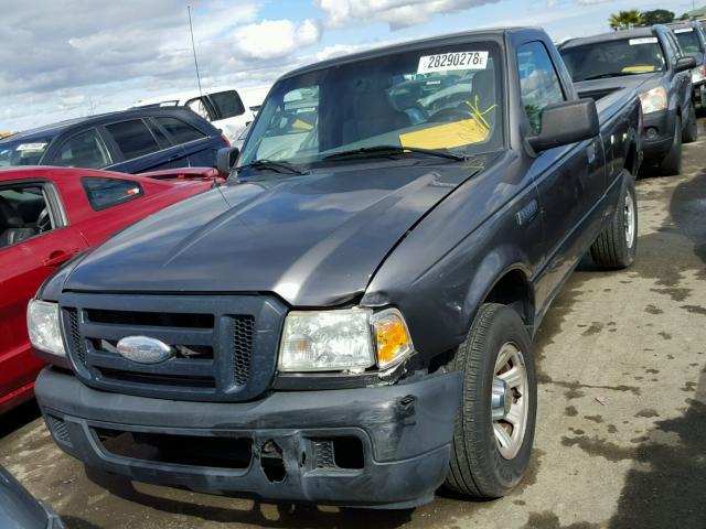 1FTYR10D57PA36138 - 2007 FORD RANGER GRAY photo 2