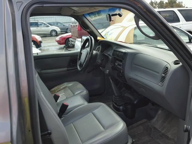 1FTYR10D57PA36138 - 2007 FORD RANGER GRAY photo 5