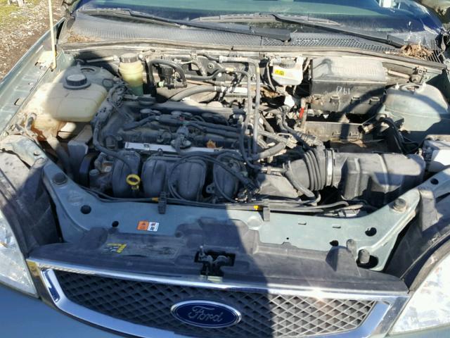 1FAFP36N55W260611 - 2005 FORD FOCUS ZXW GREEN photo 7