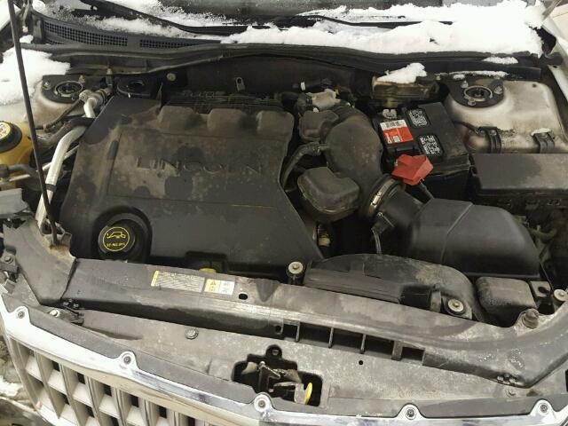 3LNHM26T98R640395 - 2008 LINCOLN MKZ SILVER photo 7