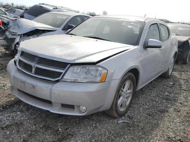 1B3CC5FB7AN198981 - 2010 DODGE AVENGER R/ SILVER photo 2