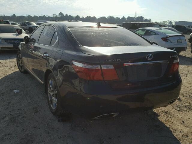 JTHDL46FX95000629 - 2009 LEXUS LS 460L BLUE photo 3