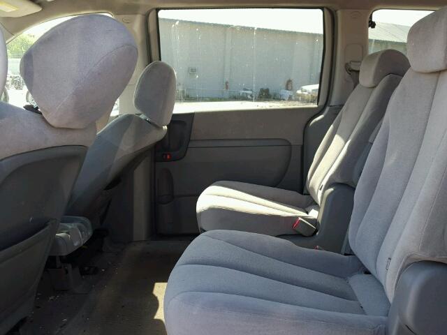 KNDMB233966044744 - 2006 KIA SEDONA EX BLUE photo 6