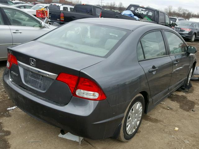 19XFA1F33BE017190 - 2011 HONDA CIVIC VP GRAY photo 4