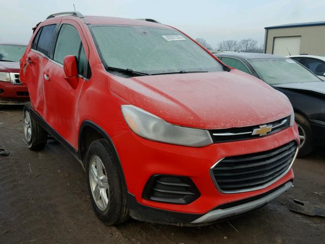 3GNCJLSB9HL142217 - 2017 CHEVROLET TRAX 1LT RED photo 1