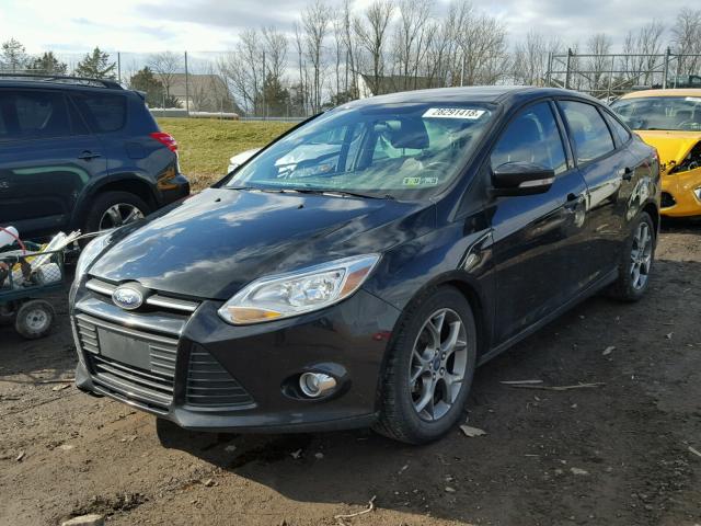 1FADP3F25EL405032 - 2014 FORD FOCUS SE BLACK photo 2