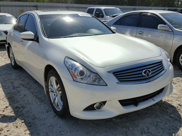 JN1CV6AP8DM719530 - 2013 INFINITI G37 BASE WHITE photo 1