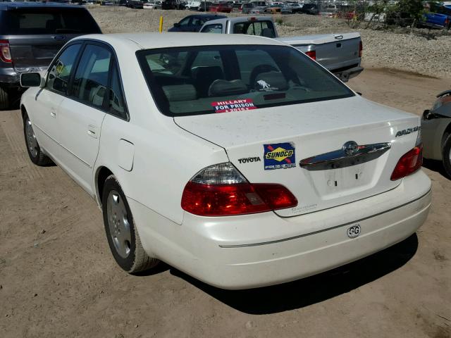 4T1BF28BX3U328253 - 2003 TOYOTA AVALON XL WHITE photo 3