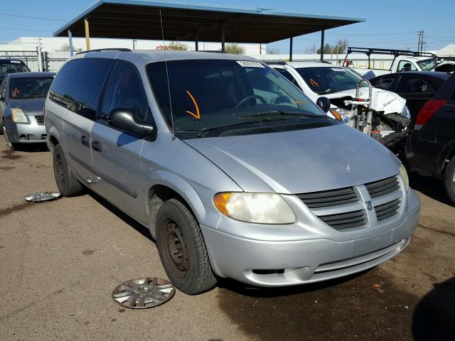 1D4GP24R77B125982 - 2007 DODGE GRAND CARA SILVER photo 1