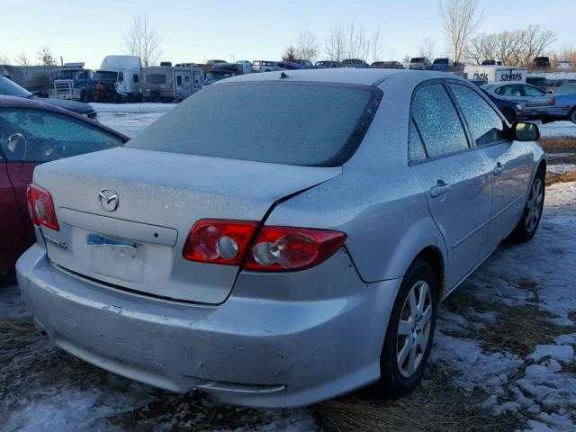 1YVFP80C355M52088 - 2005 MAZDA 6 I GRAY photo 4