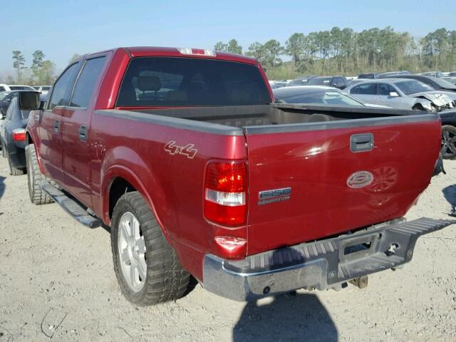 1FTPW14V37KD52819 - 2007 FORD F150 SUPER RED photo 3