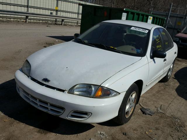 1G1JC524727174059 - 2002 CHEVROLET CAVALIER B WHITE photo 2