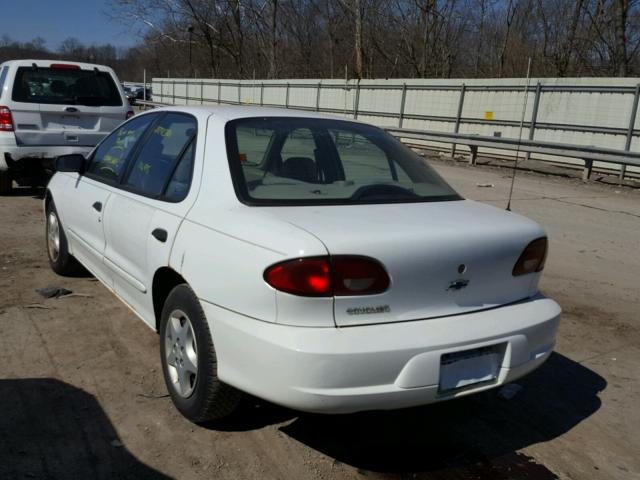 1G1JC524727174059 - 2002 CHEVROLET CAVALIER B WHITE photo 3