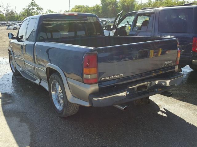 1GCEC19T61Z201687 - 2001 CHEVROLET SILVERADO BLUE photo 3