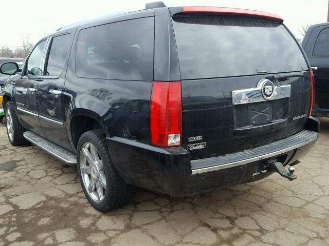 1GYFK26209R162965 - 2009 CADILLAC ESCALADE E BLACK photo 3