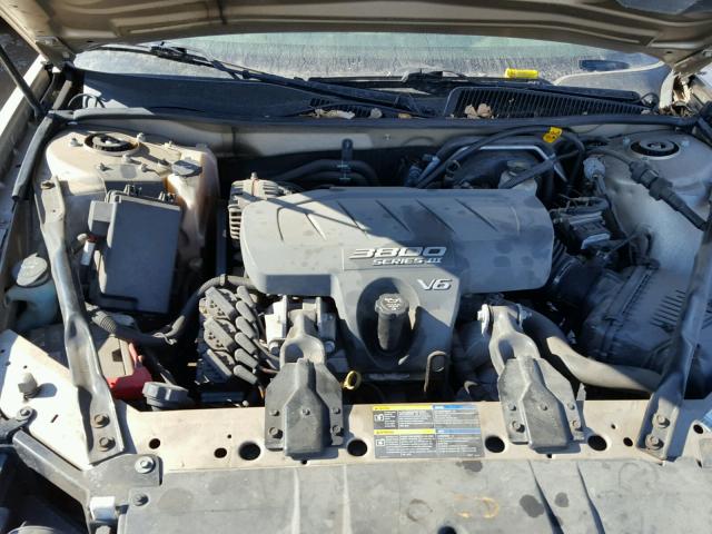 2G4WC562251260303 - 2005 BUICK LACROSSE C TAN photo 7