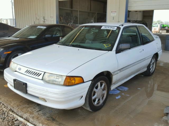 1FASP1284SW118510 - 1995 FORD ESCORT GT WHITE photo 2