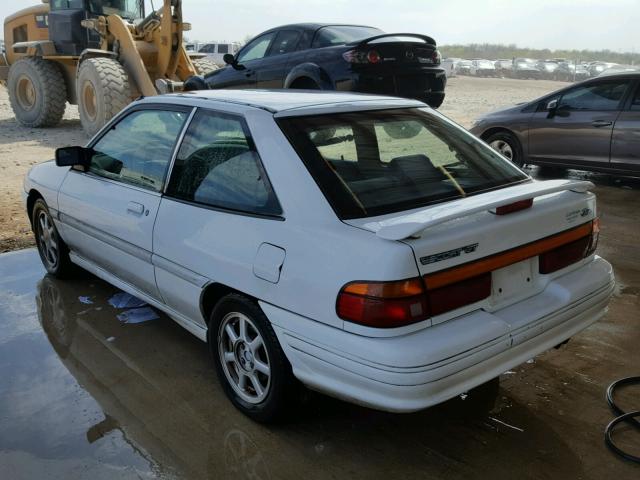 1FASP1284SW118510 - 1995 FORD ESCORT GT WHITE photo 3