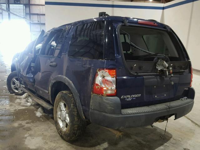 1FMZU72K15UB44431 - 2005 FORD EXPLORER X BLUE photo 3