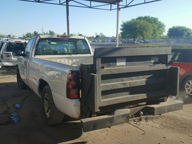 1GCEC14X95Z110039 - 2005 CHEVROLET SILVERADO WHITE photo 3