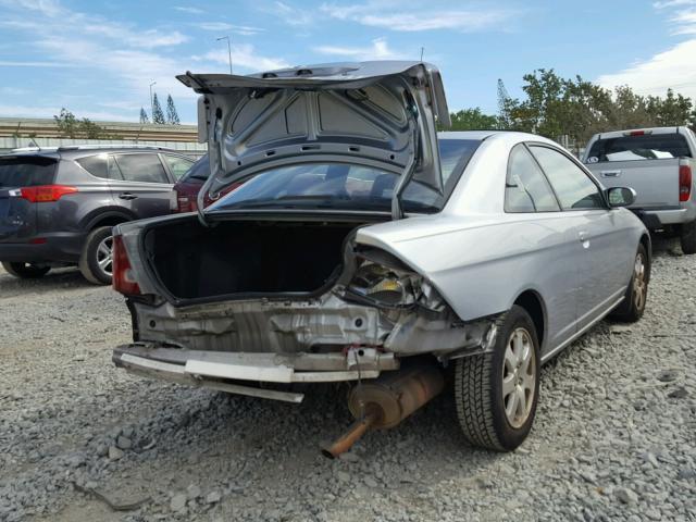 1HGEM22933L028560 - 2003 HONDA CIVIC EX SILVER photo 4