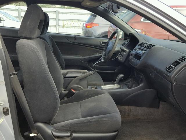 1HGEM22933L028560 - 2003 HONDA CIVIC EX SILVER photo 5