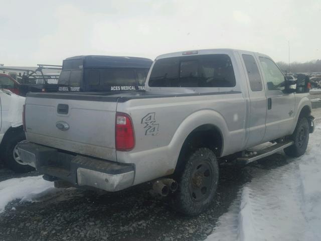 1FT7X2BT6FEB20491 - 2015 FORD F250 SUPER SILVER photo 4