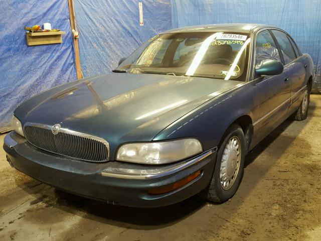 1G4CU5215V4603591 - 1997 BUICK PARK AVENU TEAL photo 2