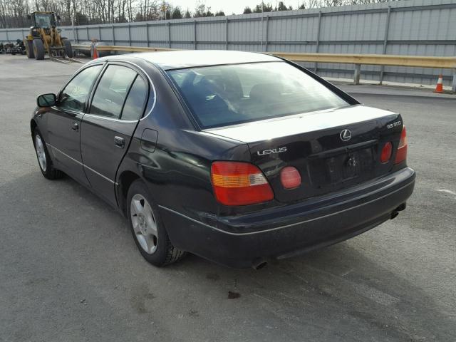 JT8BD68S8W0030599 - 1998 LEXUS GS 300 BLACK photo 3