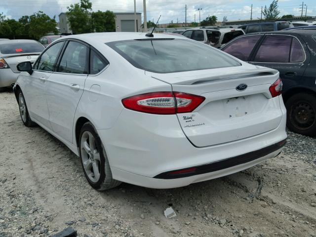 3FA6P0G78GR337962 - 2016 FORD FUSION S WHITE photo 3