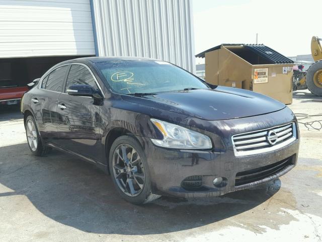 1N4AA5AP9CC809127 - 2012 NISSAN MAXIMA S BLACK photo 1