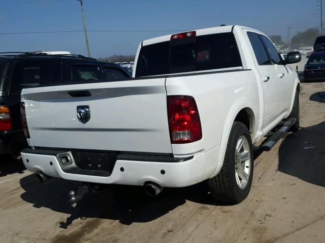 1C6RD6PT6CS301273 - 2012 DODGE RAM 1500 L WHITE photo 4