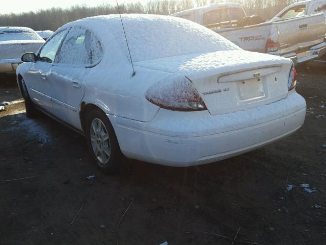 1FAHP53U07A106369 - 2007 FORD TAURUS SE WHITE photo 3