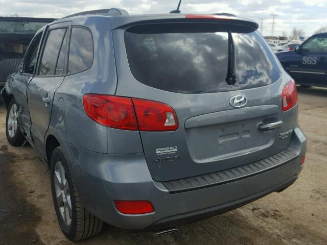 5NMSH13E88H160900 - 2008 HYUNDAI SANTA FE S SILVER photo 3