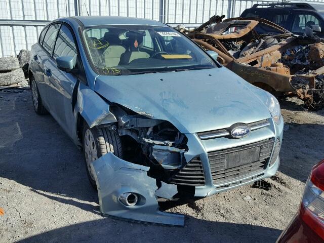 1FAHP3K22CL198474 - 2012 FORD FOCUS SE BLUE photo 1