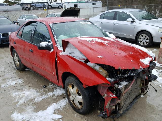1G1JF52F747179841 - 2004 CHEVROLET CAVALIER L RED photo 1