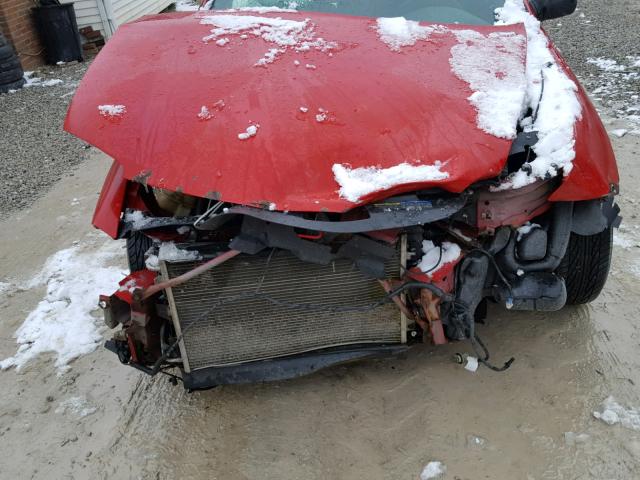 1G1JF52F747179841 - 2004 CHEVROLET CAVALIER L RED photo 7
