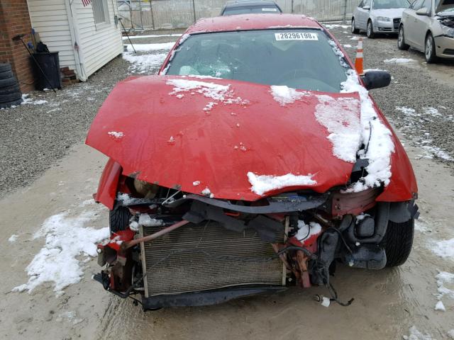 1G1JF52F747179841 - 2004 CHEVROLET CAVALIER L RED photo 9