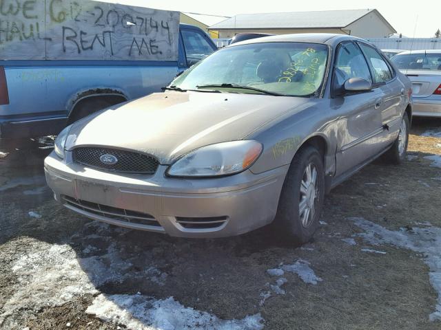 1FAFP56U37A171655 - 2007 FORD TAURUS SEL TAN photo 2