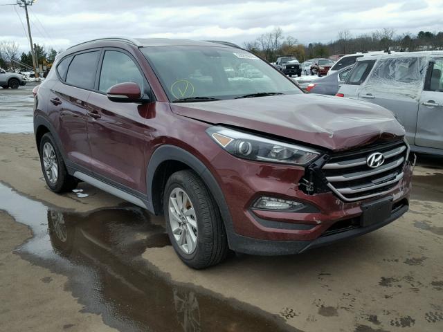 KM8J3CA46HU445373 - 2017 HYUNDAI TUCSON LIM MAROON photo 1