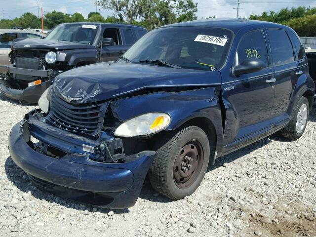 3C4FY58B65T629519 - 2005 CHRYSLER PT CRUISER BLUE photo 2