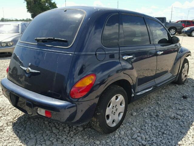 3C4FY58B65T629519 - 2005 CHRYSLER PT CRUISER BLUE photo 4