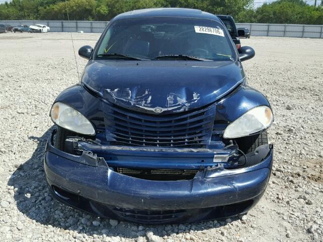 3C4FY58B65T629519 - 2005 CHRYSLER PT CRUISER BLUE photo 9